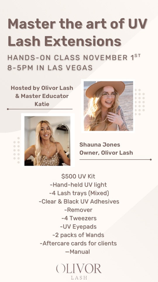 Olivor Lash UV Class In Person